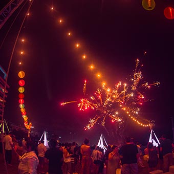 Cartagena fireworks in Colombia