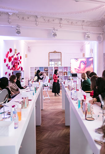 journée presse pour Clarins