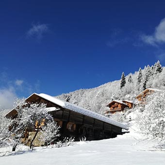 chalet lors d'un séminaire au ski