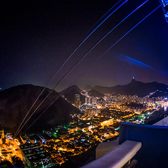 rio de janeiro vue de nuit