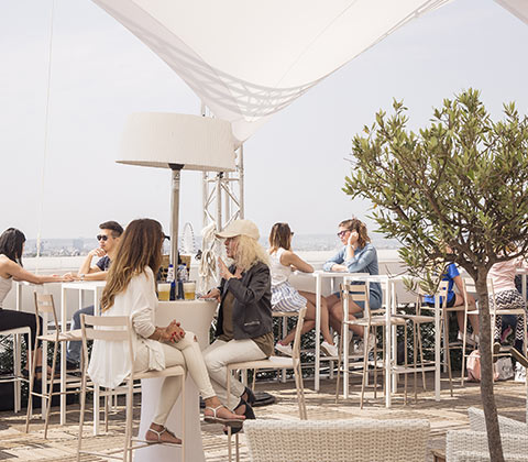 rooftop of Galeries Lafayette